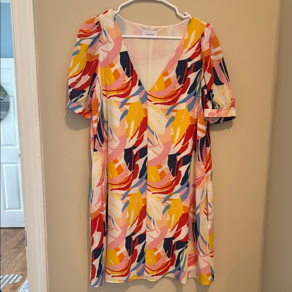 Adrienne Multicolor Abstract Dress